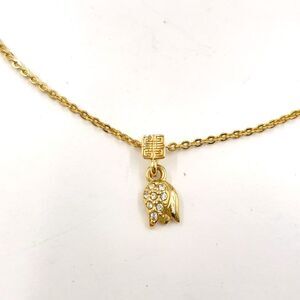 Givenchy Tulip Motif Necklace Gold GP